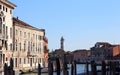Houses of the island of Murano near Venice in italy