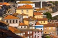 View of houses Old District near the Douro river in the historic centre of City. Royalty Free Stock Photo