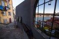 View of houses Old District near the Douro river in the historic centre of City. Royalty Free Stock Photo