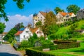 View of houses of the old town of Bregenz, Austria....IMAGE Royalty Free Stock Photo