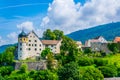 View of houses of the old town of Bregenz, Austria....IMAGE Royalty Free Stock Photo