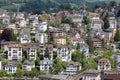 View of the housing district, Lucerne