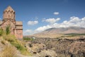 View of Hovhannavank monastery. Ohanavan. Aragatsotn province. Armenia