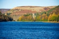 View of Howden Dam and Reservoir Royalty Free Stock Photo