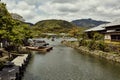 View of Hozu River in Arashiyama