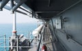 View of the HTMS Chakri Naruebet Ship with bluesky