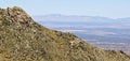 A View of the Huachuca, Mule and Dragoon Mountains Royalty Free Stock Photo