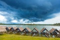 View of Huay Tung Tao Lake in Chiang Mai, Thailand