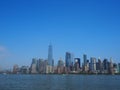 View from Hudson river in New York City