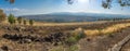 View of the Hula Valley and upper Galilee Royalty Free Stock Photo