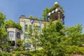 View of Hundertwasser house in Bad Soden, Germany Royalty Free Stock Photo