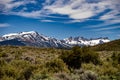 View of The Hunewill Ranch Near Bridgeport, California in late spring Royalty Free Stock Photo