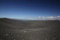 A view of the Hverfjall Volcanic Crater, Iceland