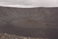 A view of the Hverfjall Volcanic Crater in Iceland.