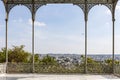 View at Hyderabad from Falaknuma palace, Hyderabad, Telangana, India