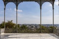 View at Hyderabad from Falaknuma palace, Hyderabad, Telangana, India