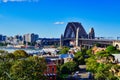 Sydney Harbour Bridge, View From Millers Point, Australia Royalty Free Stock Photo