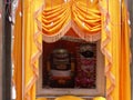 View of a idols inside a famous Shrine in Srinagar Royalty Free Stock Photo