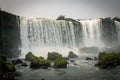 View of Iguazu Falls in Argentina and Brazil