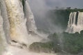 View of Iguazu Falls in Argentina and Brazil