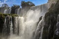 View on Iguazu falls, Argentinian side, Argentina Royalty Free Stock Photo