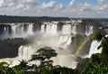 A view of the Iguazu Waterfalls