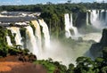 A view of the Iguazu Waterfalls