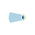 view illustration. Element of optometry icon for mobile concept and web apps. Colored view illustration can be used for web and