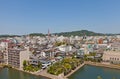 View of Imabari town, Shikoku Island, Japan Royalty Free Stock Photo