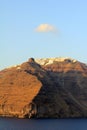 View Of Imerovigli At Sunset - Santorini Island Royalty Free Stock Photo