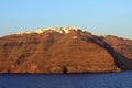 View Of Imerovigli At Sunset - Santorini Island Royalty Free Stock Photo