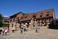 A view on the Imperial castle in Nuremberg, Germany