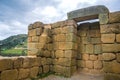 View of the Inca ruins of Ingapirca Royalty Free Stock Photo