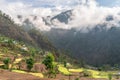 The view of indian remote village