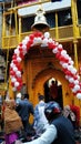 A view of indian tample in delhi