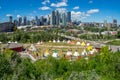 View of the Indian Village Calgary Stampede Royalty Free Stock Photo