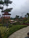 View of the Indonesian Mountains