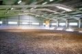 View an indoor riding arena backlight