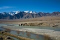 View of Indus river, Leh-Ladakh, Jammu and Kashmir, India