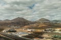 View of industrial part on Lanzarote