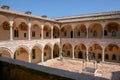 View of the inner courtyard of the Franciscan monastery in Assisi, Italy Royalty Free Stock Photo