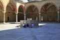 A view from the inner courtyard of the historical Selimiye Mosque.
