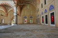 A view from the inner courtyard of the historical Selimiye Mosque.