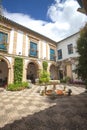 View of inner yard in Cordoba Royalty Free Stock Photo