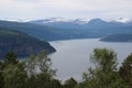 View of Innvik fjord, Norway Royalty Free Stock Photo