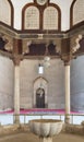 View from inside the Ablution fountain of Mosque of Sultan Hasan, Cairo, Egypt Royalty Free Stock Photo