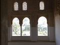 View from inside the Al Hambra Palace