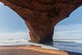 View inside the arch on Legzira beach