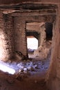 View inside a building at AÃÂ¯t-Ben-Haddou Ksar of Ait-Ben-Haddou