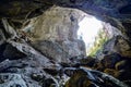 View from the inside of Cetatile Ponorului cave